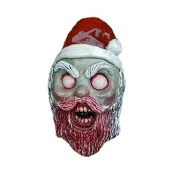 Halloween-kauhu Zombi Joulupukki -patsas Verinen Piparkakku Hartsihahmo DIY-koriste Joulupukin pää
