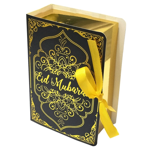 Sort 10 Pack Koranbog formet slikæske Gaveæske ChokoladeSort