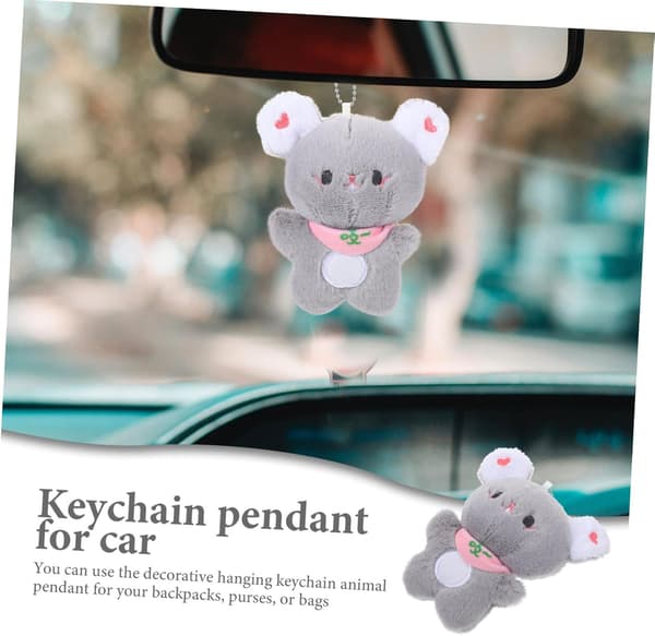 Stuffed Animal Plush Keychain Decorative Hanging Charm