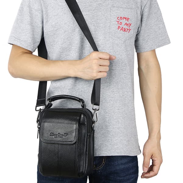 Herre Crossbody Tasker Læder Taske Små Herre Håndtasker Cross