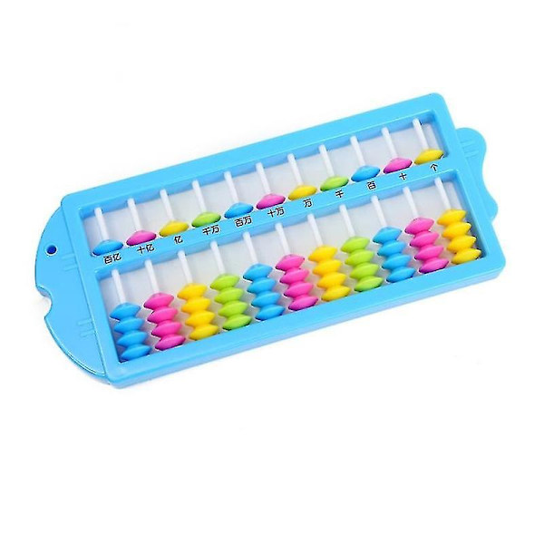 Leke - 11 Perler Mini Aktivitetssett, Fargerik Abakus, Matte Tellboks (3+) 2stk/Sett (Tilfeldig Farge)