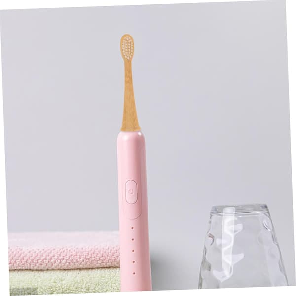 4st Bamboo Toothbrush Head for Electric Toothbrush Heads Replacement Compatible Series