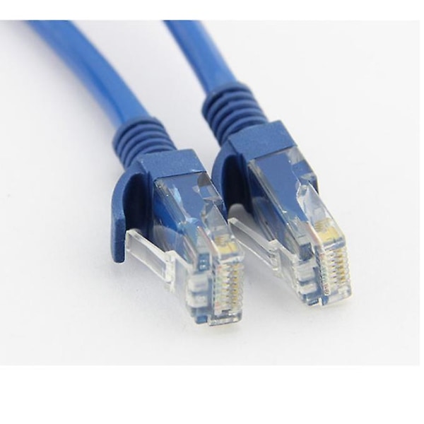 8m Blå Ethernet Internett LAN Cat5e Nettverkskabel for Datamaskin Modem RouterBlå