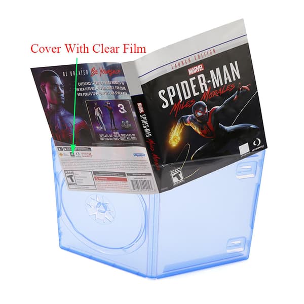 Erstatningsboks for tomme spill-CD/DVD-er for PS5-deksel, tilbehør for PS5-disker