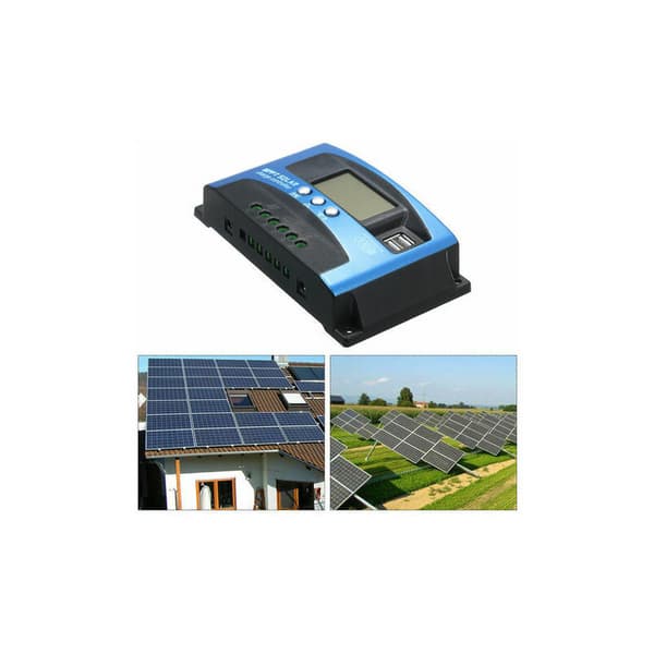 MPPT solcellelader, 12V / 24V, 30A