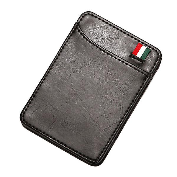 Miehen Lompakko Pieni Retro Lompakot Kompakti Billfold Miesten Rahapidin Miesten Autonpidin Miesten Ohut Lompakko C Black 10*7cm