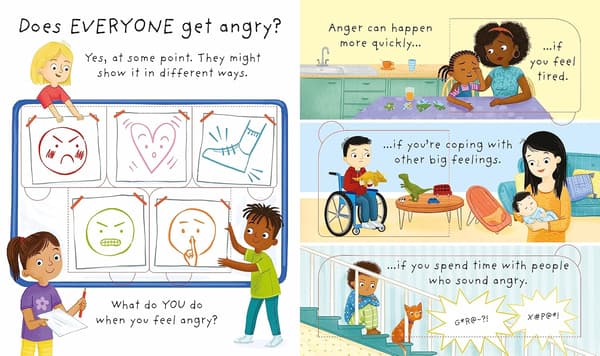 Children's Science and Education Book: \"Q&A: Why Do We Get Angry?\"