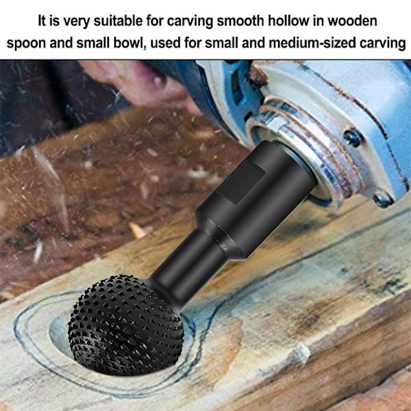 Roterande sfärisk fräs, kolstål för träskärning, polering, gravering, borrning, slip huvud för vinkelslip 115/125(14mm)