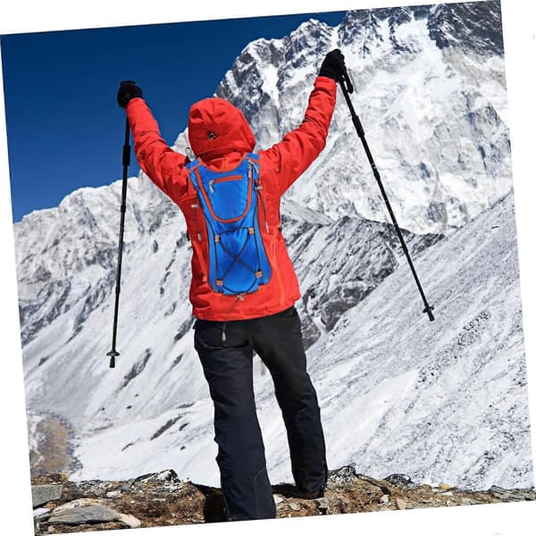 Hydration Backpack with Water Bladder, Lightweight and Durable Hiking Backpack for Running and Cycling