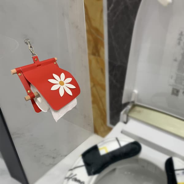 Toiletpapirholder - Sort - Vægmonteret Rustik Toiletpapirholder