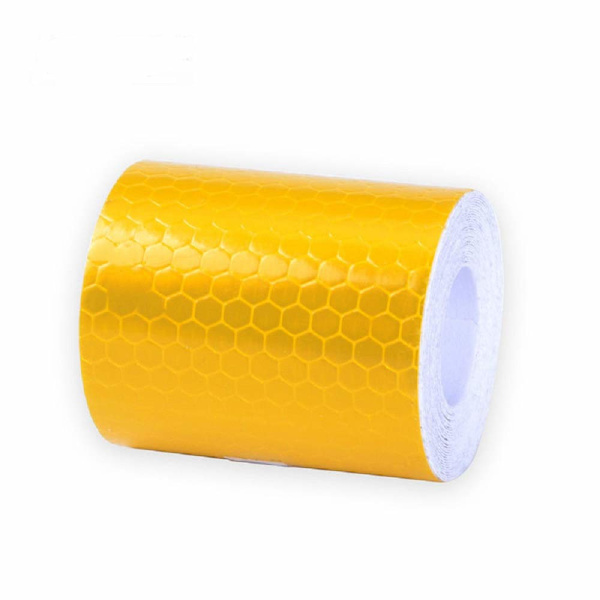 Reflekterende Advarselstape 3 stk. Selvklæbende Reflekterende Sikkerheds Advarselstape 1m5cm Reflektortape Sikkerhedsmarkeringstape