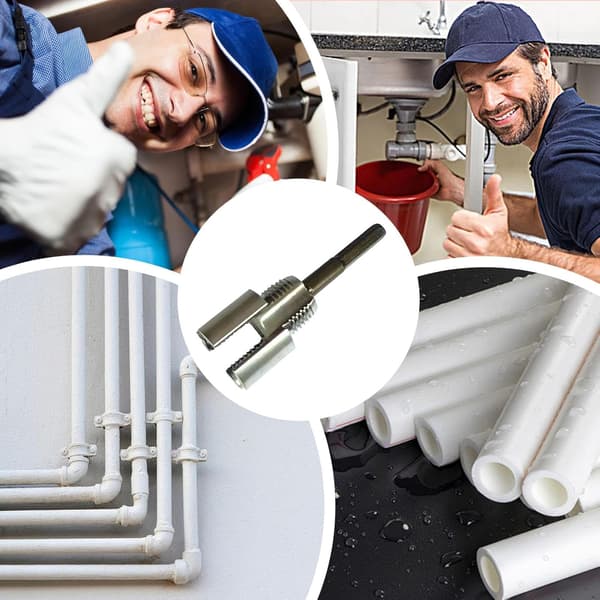 Water Pipe Threading Tool for Water Pipes Carbon Steel Threading Drill Cutting Tool Pipe Repair