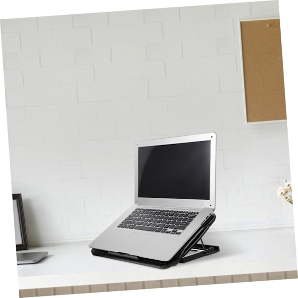 Ergonomic Cooling Pad with Fan for Laptops - Cooled Compact Robust