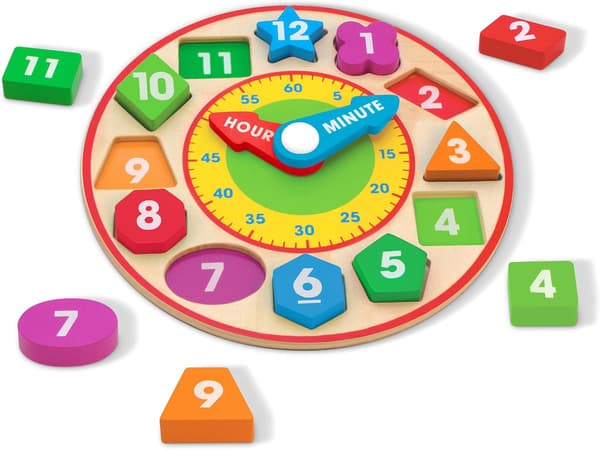 Form Sorting Clock - Wooden Educational Toy