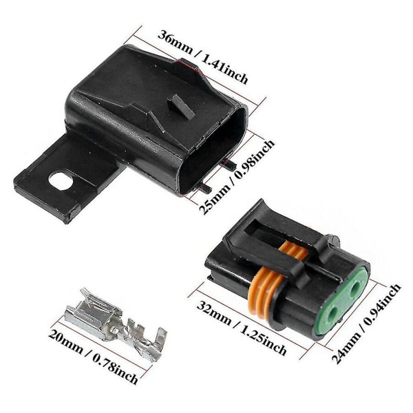 5 stk Vejrbestandige Forseglede Ato/atc Sikringsholdere Awg Gauge Kompatibel Med Bil Båd