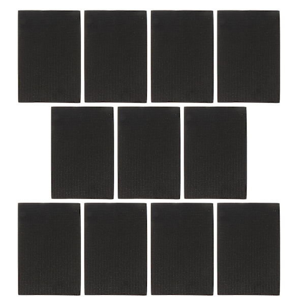10 st Möbelskydd Självhäftande Möbelskydd Anti-Repskydd för Golv Svart 15X10CM Black 15X10CM