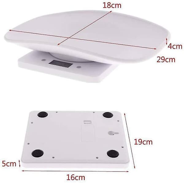 Multifunctional Digital Pet Scale Large LCD Screen Electronic Scale Weight 10kg Capacity Pet - Perfet
