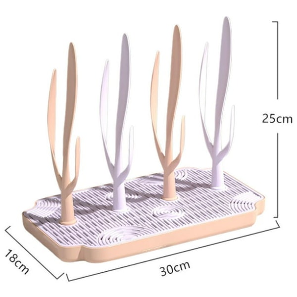 Flasketørkestativ Avtakbart babyflasketørkestativ Benkeplate Nipple Cup d Magideal Flasketørkestativ