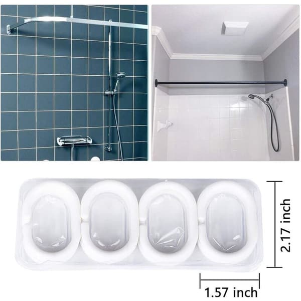 Plant Leaf Geometry Flowers Pattern Polyester Waterproof Fabric Bathroom Curtain with 12 Hooks, 180x180cm