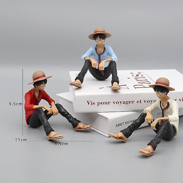 Anime PVC Bevegelig Dukke Klassisk Høyhatt Modell Dukke Dekorasjon Kake Bil Dekorasjon Hvit