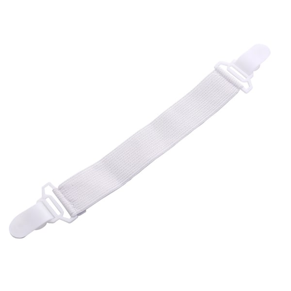 4 stk. Sklisikre lakenklemmer Lakenholdere Stropper Lakenholder Spenne-Sofa, Divan, Lenestolbrett for King Madrass Hvit