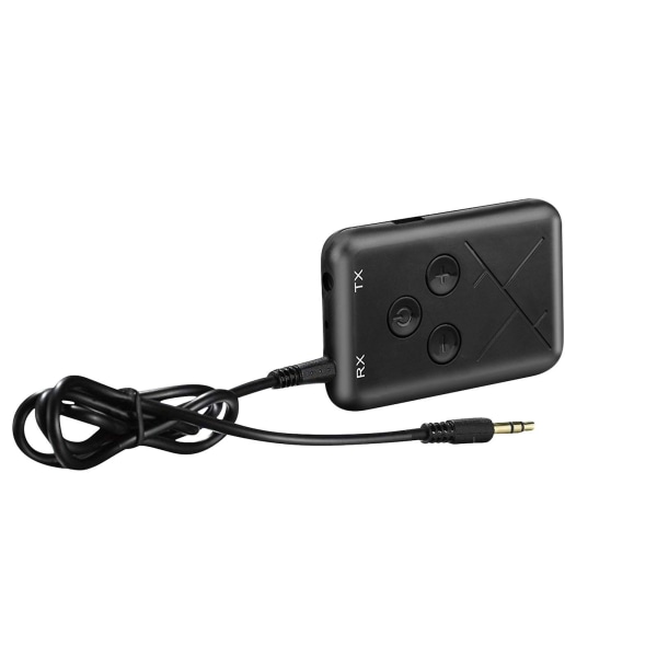Tx10 Bluetooth-vastaanotin ja -lähetin 2-in-1 Bluetooth-sovitin Bluetooth-musiikkivstaanotin Musta