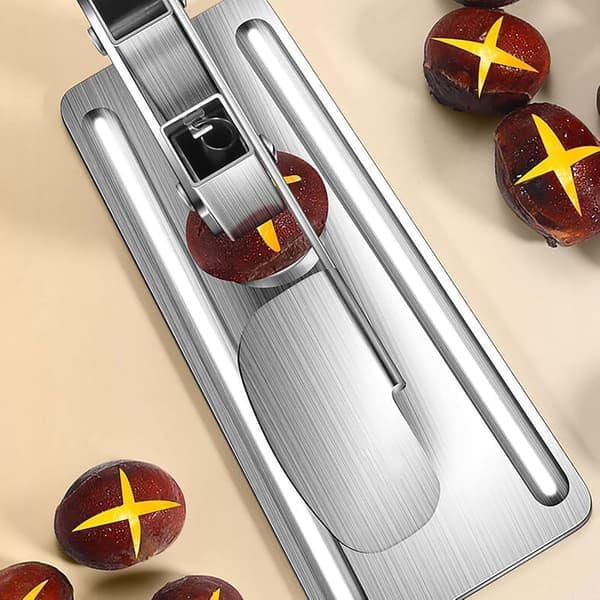 Chestnut Peeling Tool - Commercial Nutcracker with Non-Slip Handle, Quick Peeling Without Damaging Nuts [Ho]