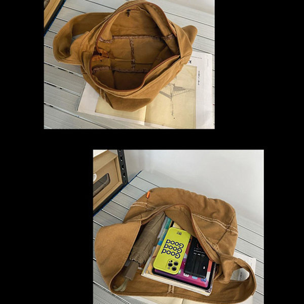 Stor Kapacitet Crossbody Tasker Til Kvinder Skulderrem Kvinder Satchel Tasker Sort