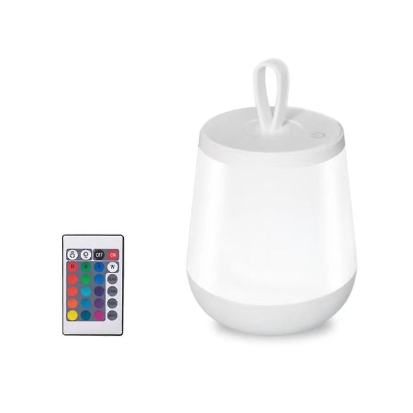 Led nattljus beröringslampa Sängbordslampa kompatibel med barn i sovrummet Dimbar med fjärrkontrollljus R