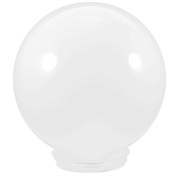Sileän pallon muotoinen lampunvarjostimen vaihto kotitalouksien akryylivalon cover ulkokäyttöön pallomainen lampun suojusValkoinen20X20X20CM White 20X20X20CM