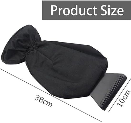 Car Ice Scraper - 2 Pieces - Ice Scraper with Mitten - Windshield Scraper - Mitten-Covered Windshield Scraper - Perfect for Removing Ice and Snow from Car Windows