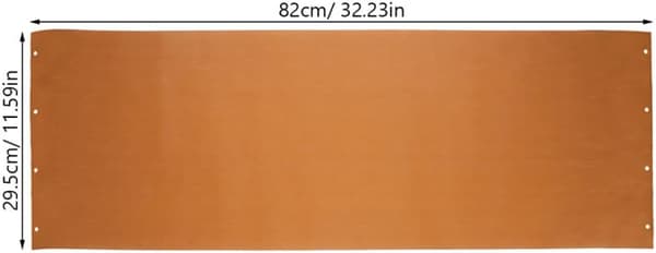 2 stk. non-stick kagebageklud pizzatransferklud 15,7x15,7 tommer