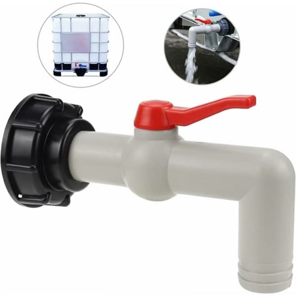 IBC 1-tommers udløbshane IBC kugleventiler adapter