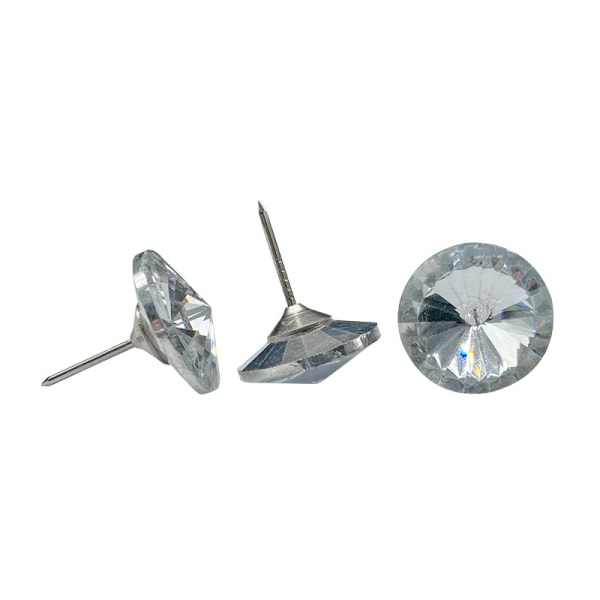 60 bitar strass syknappar diamant kristall klädsel soffa vägg DIY hantverk dekoration 25mm / 1 tum