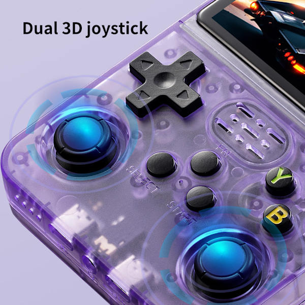 R36S Retro Handheld Video Game Console Linux System 3.5 inch IPS Screen Handheld Video Player 128G Game style1-FF-