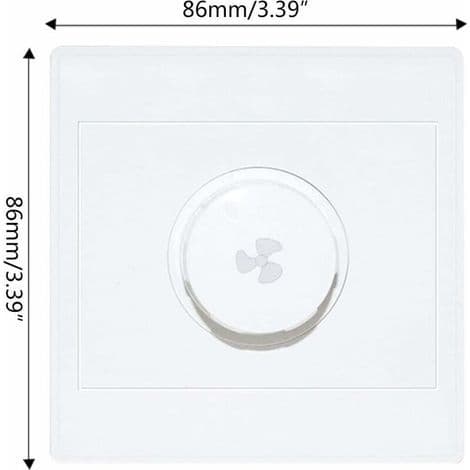 Ceiling Fan Speed Controller, 220V 10A, Stepless Adjustment, Low Energy Consumption, for 15-300W Dimmers