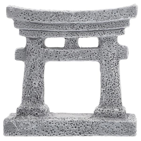 Miniatyr Resin Japansk Torii Gate Doll Mini Resin Dekor Torii Gate Mini Hus Gate 5.5X5.5X2CM