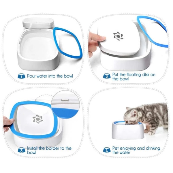 Blue Pet Supplies Bowl Splash Uiva Vedenkulho