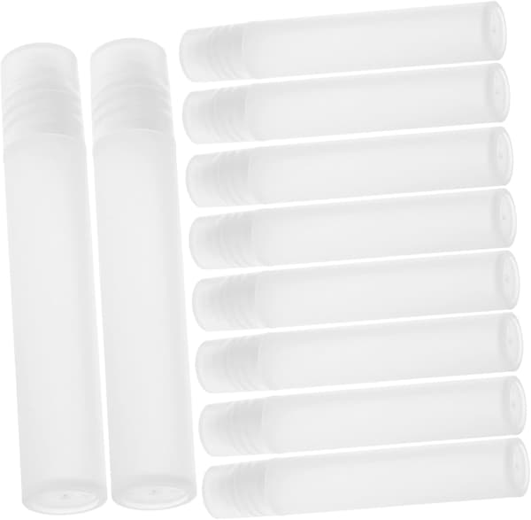 10 st tomma roll-on-flaskor Parfym roll-on-flaskor för eteriska oljor Reseförpackningar Olja