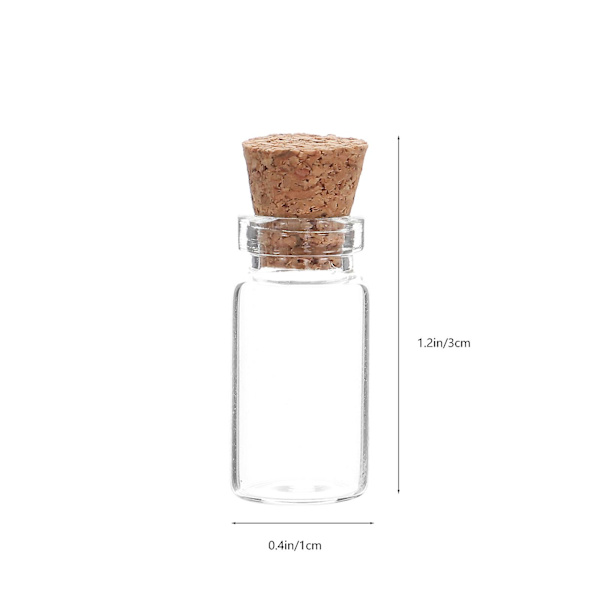 3 stk Dukkehustmatglass Miniatyrglassflasker Lille Husflaskeleker Dukkehusttilbehør 3x1CM 3x1CM