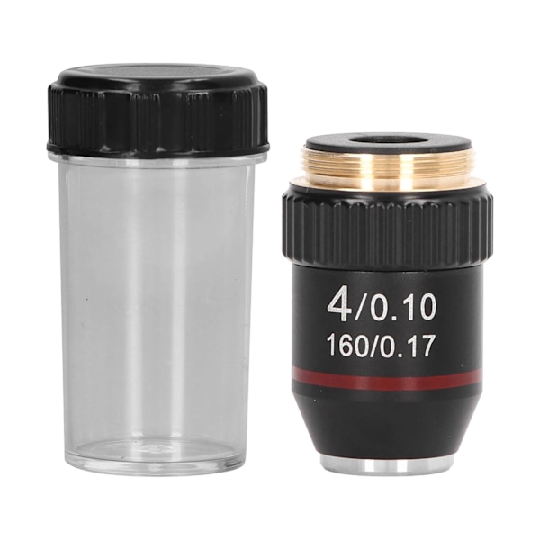 4X High Magnification Achromatic Microscope Objective RMS 20.2mm Interface