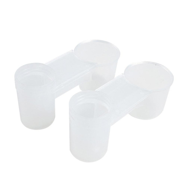 10 kpl Vesipullo Linnun Juoma-astia Linnuille Vedenjuontikuppi Linnun Vesipullo Linnuille Astia 10,8X3,8cm