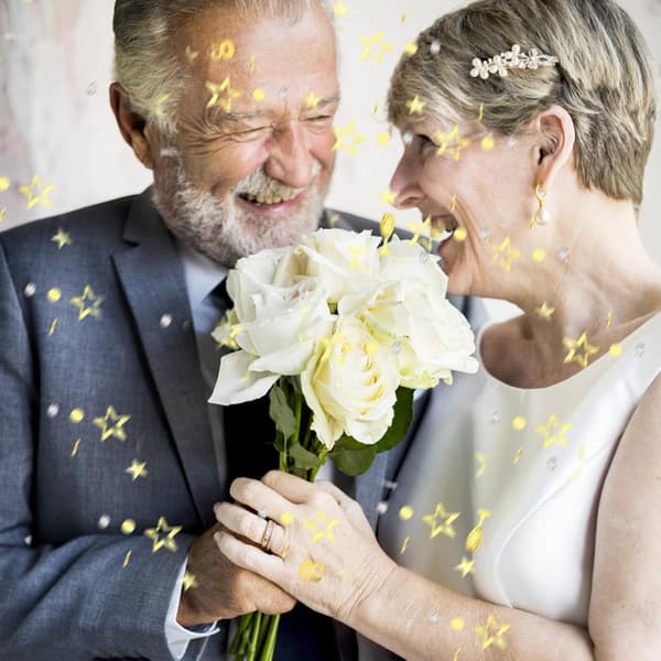 3-pack Mixed Confetti Happy Anniversary Confetti Sequins 50th Anniversary Golden PVC Delicate