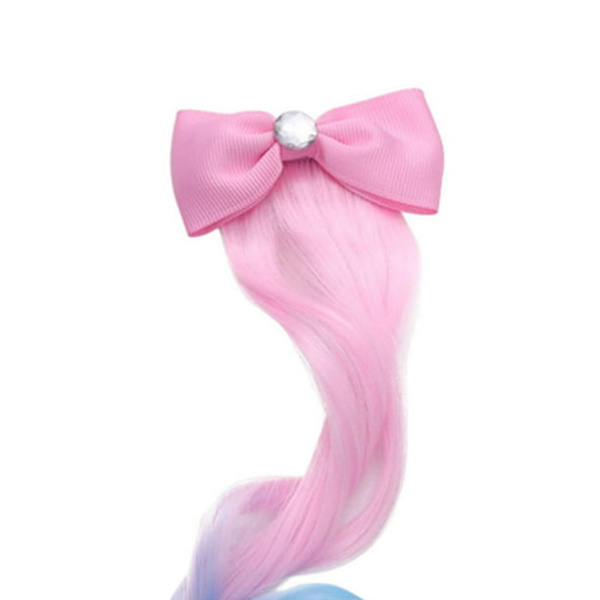 Børneparyk Spring Clip Pige Bue Streamer Western Style Paryk