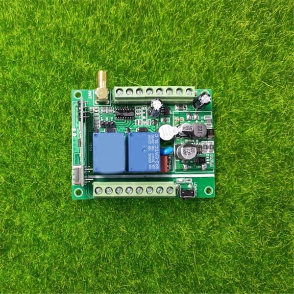 433MHz Industrial Wireless Remote Control Switch, DC 12V/24V/36V, 2CH RF Receiver