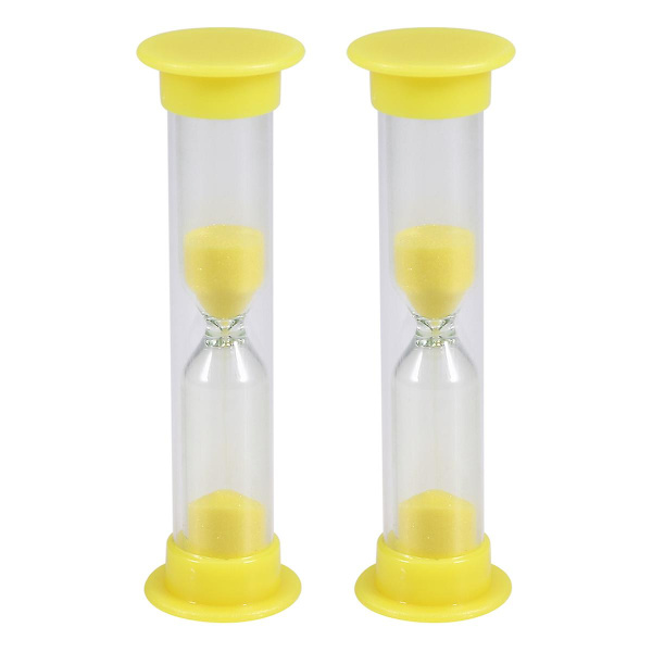 6 stk. Sandur Timer Sandur Legetøj Sandur Timer Sandur Tandbørste Timer