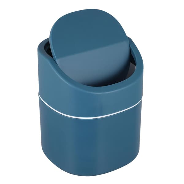 Creative Mini Dustbin with Lid for Table and Cabinet Use, Easy to Open and Close, Odor Isolation