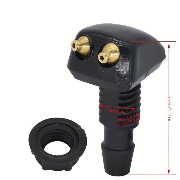 4 Pcs Universal Car Windshield Washer Nozzles