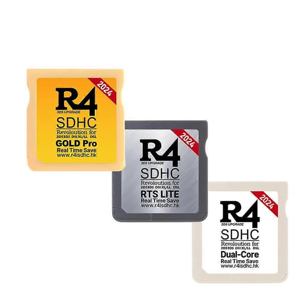 2024 R4 Kort R4 SDHC Adapter Flashkort Med USB Adapter til 2DS XL/LL DSL Spilkort Burn Card B