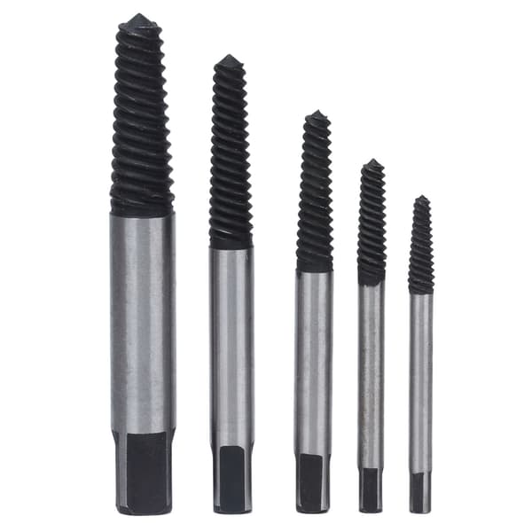 High Strength Heat Treated Steel Bolt Extractor Set Precision Thread Screw Extractor
